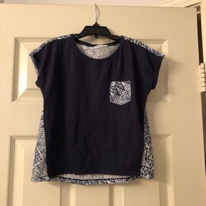 Aeropostale Navy/White Top
